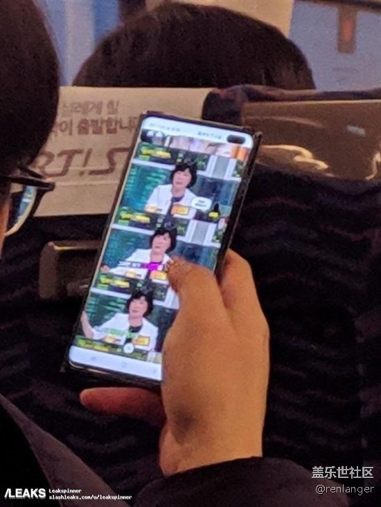 三星S10+真机意外亮相 挖孔屏加持屏占比高到飞起