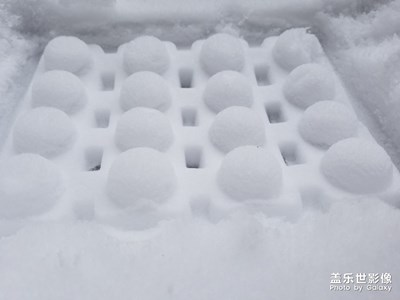 江北小镇雪景