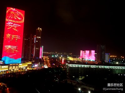 专业模式拍的夜景