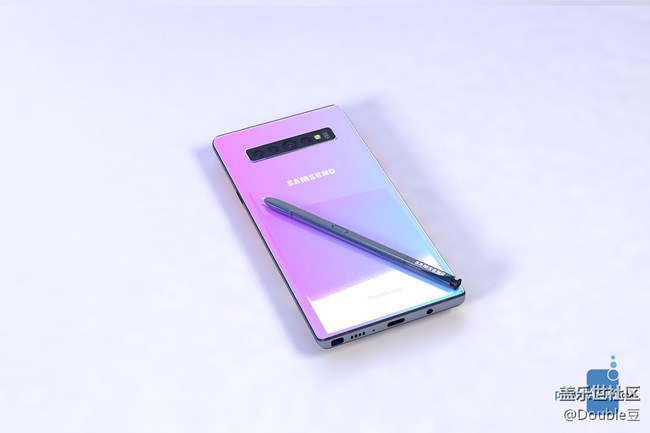 三星Galaxy Note 10全新可视化3D渲染图曝光