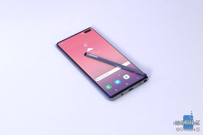 三星Galaxy Note 10全新可视化3D渲染图曝光