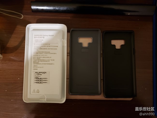 Note9官方行李箱手机壳和官方插卡式真皮套成闲置了