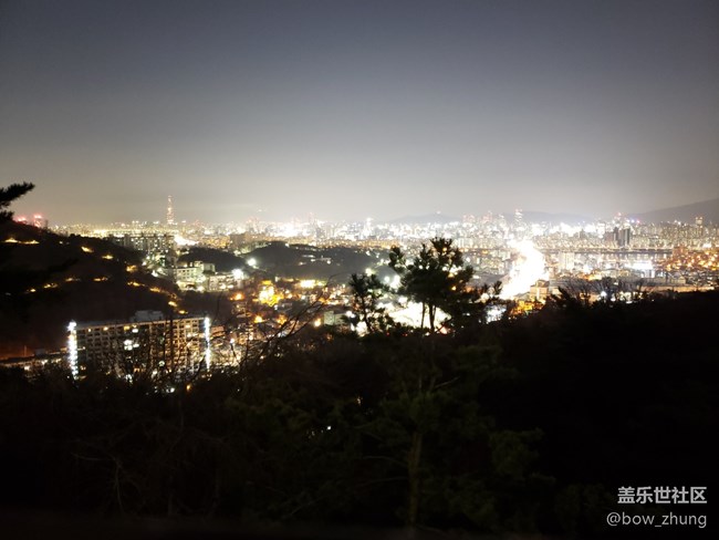 原声相机 VS  谷歌相机 首尔塔夜景