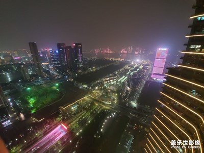 试拍夜景，