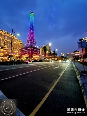 澳门巴黎人夜景