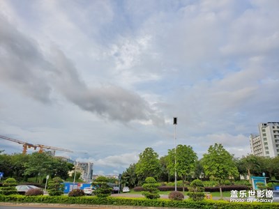 据说晚上台风回来
