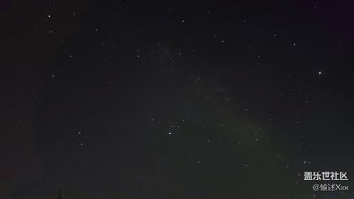 一丝丝微弱的银河Photo by Galaxy S10＋