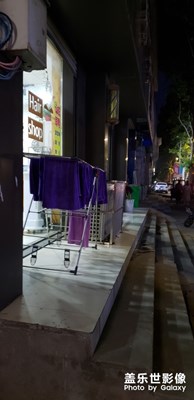 夜景和正常拍照对比