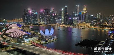 新加坡摩天轮超级夜景