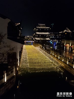 江南小镇夜雨