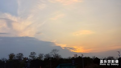 冬日夕阳