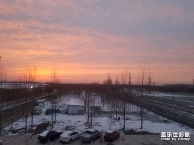 【身边的景色】+雪后夕阳