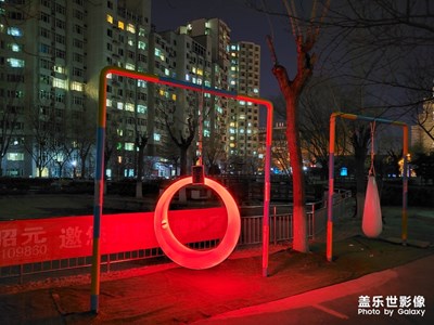 小区夜景