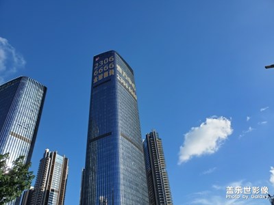台风要来前的大晴天