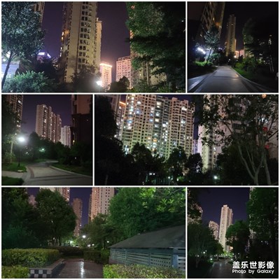 小区的夜晚