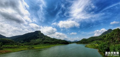 乡村的风景。