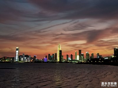 深圳湾·夕阳