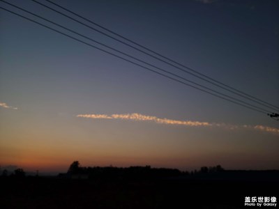 晚霞