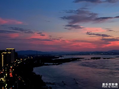 芜湖江湾暮色