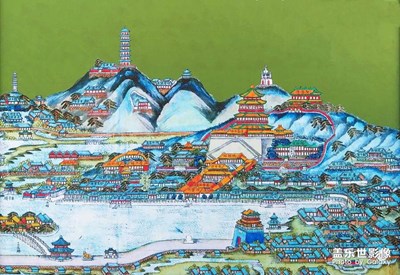 颐和园-长廊画片