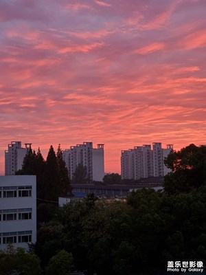 今日朝霞