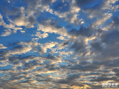 今天早晨的天空