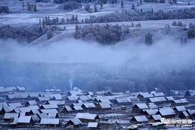 人间仙境喀纳斯之禾木雪景