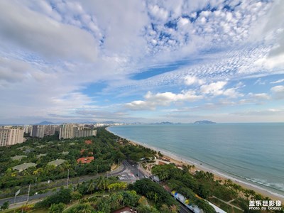 三亚康年酒店顶层无边泳池和悬空泳池，以及无敌海景