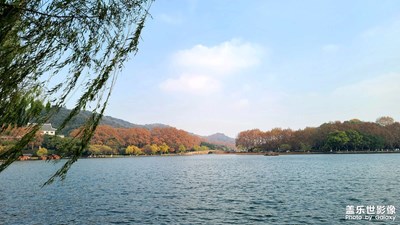 西湖の冬日