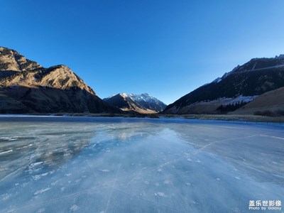 玉湖结冰了~
