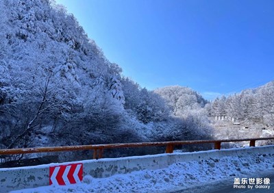 三星Z Flip 5G拍摄西安雪景。