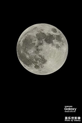 拍到今晚的超级红月亮了么？