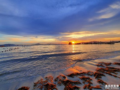 海滩第二波－落日中的巽寮湾