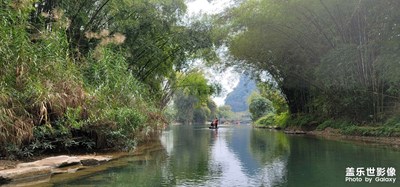 遇龙河银子岩桂林山水甲天下