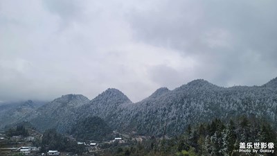 寒假下雪了