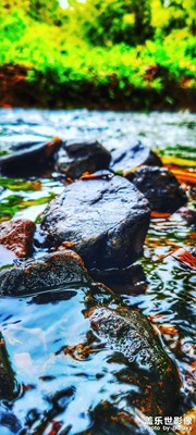 回家河边拍摄