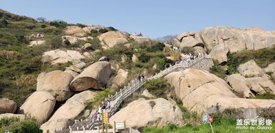 上海东海大桥港口。旅游景点