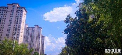 郑州的蓝天白云