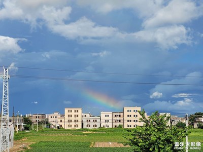 【与美好相逢】乡村的雨后彩虹