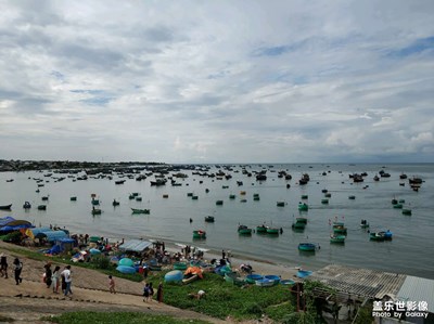 越南美奈的海边渔村