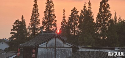 朱家角夕阳无限好