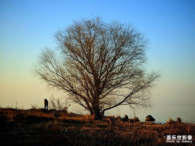 日薄西山，西山看夕阳