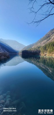 九寨沟冬日风景