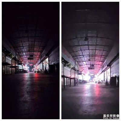 夜幕下的集市！