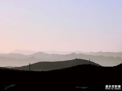 有层次感的山