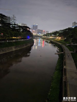 夏日夜景——观澜河