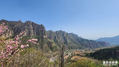 4月的太行山局部景观