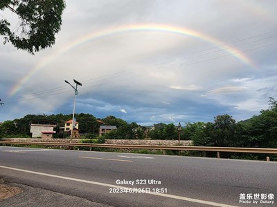 【镜头里的夏天】雨后彩虹