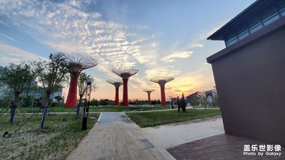 【多彩七月】+ 湖面夕阳