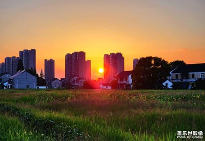 【光影之间】+夕阳下的小村庄